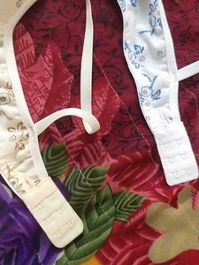 Floral Print Bras - Set of Two