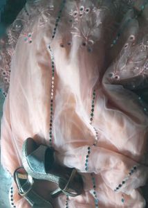 Pure Mirror and Sequence Worked Net Gown