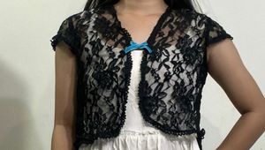 Black Lace Shrug