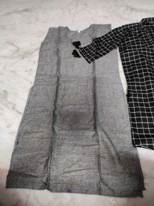 long kurti and shrug