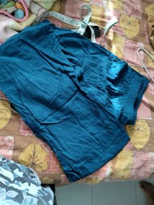 Teal Embroidered Kurta Set