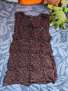 Crochet Knit Vest for Women