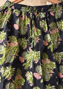 Beachy Floral Palazzo, Waist-34