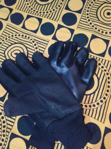 Navy Blue Gloves