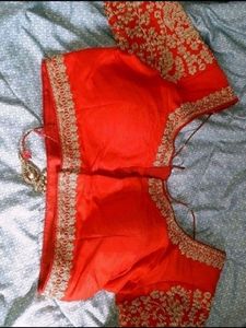Red Padded Blouse
