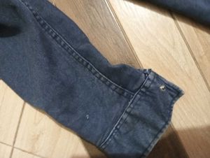 grey denim mens jacket