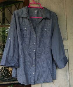 Blue Striped Shirt