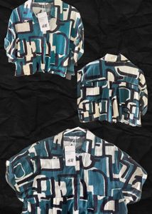 H&amp;M Patterned oversized Shirt
