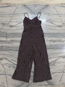Striped Wide Leg Jumpsuit