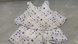 Cute Polka Dot Dress Set