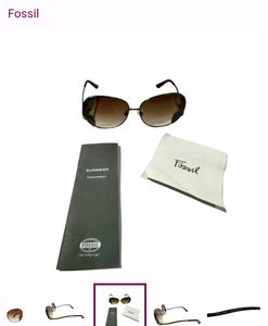 FOSSIL Stella Sunglasses Butterfly Design