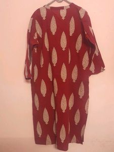 Westside Utsa Maroon Kurta