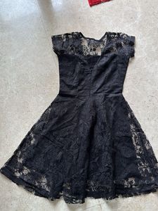 Black Net Dress