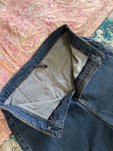 Wide Leg Denim Jeans