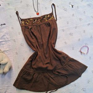 vintage 2000s Brown Top