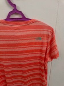 North Face Orange Luxury Unisex T Shirt