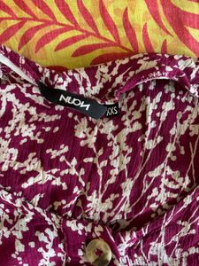 Nuon Smocked Crop Top