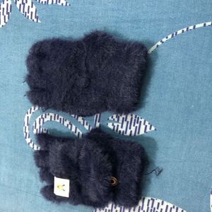 Fingerless Gloves With Finger Cover