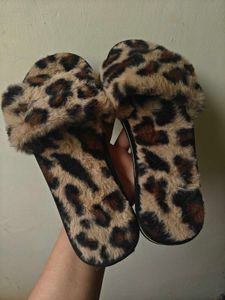 Size 37 Fur Flip Flops