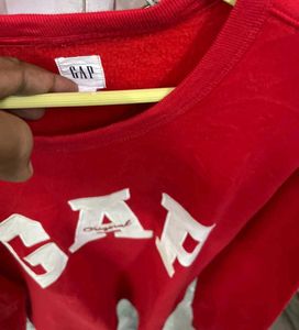 GAP Red Pullover Sweater