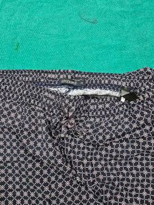 Patterned Casual Pants