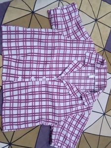 Checked Button-Down Shirt