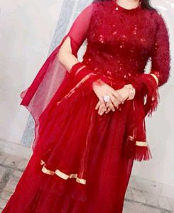 Beautiful Skirt With Designer Kurti &amp; Duptta