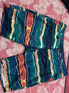 Striped Swim Trunks