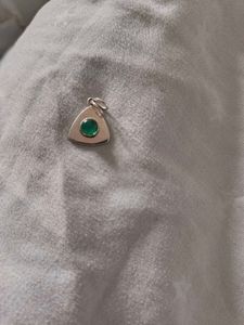 Natural Emerald Silver925 Pendant