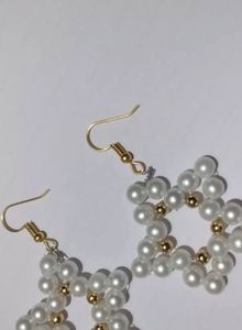Pearl Star Earrings