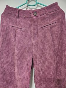 Warm Corduroy Wide Leg Pants for Winter