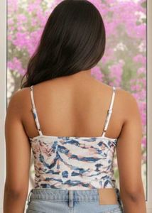 Shein abstract print cami top