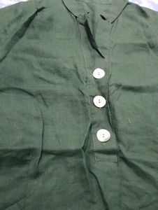 Green Shirt Dress