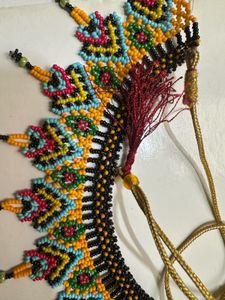 Colorful Beaded Statement Necklace