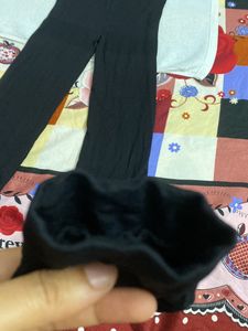 Full Length High Waist Black Thick Stockings - Dow