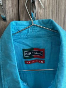 Peter England Blue Shirt