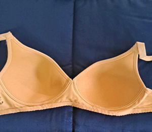 Sparingly used, Comfortable Beige Bra