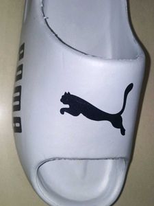 Puma Slides - White