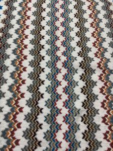 Handwoven Zigzag Pattern Scarf Or Stole