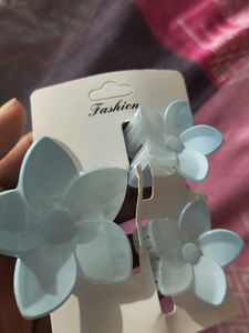 Floral Hair Claw Clip Set