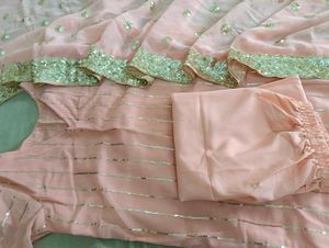 Beautiful Peach Kurta Set