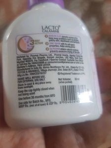 Lacto calamine face lotion