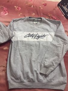 City Lights Grey Sweatshirt