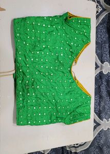 Banaras Mirror Blouse[margin Available]