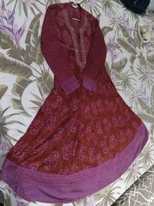 Biba Anarkali Kurta Set