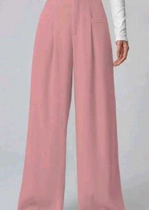 Pink Wide Leg Pants