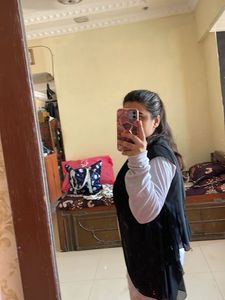Cute Black Ruffle Top