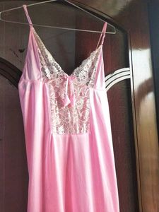Pink Lace Nightgown