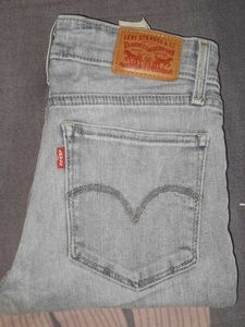 Levi's Grey Wash Denim Jeans