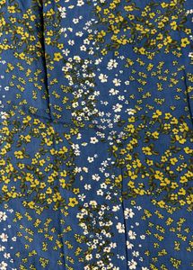 Blue Floral One Piece Dress
